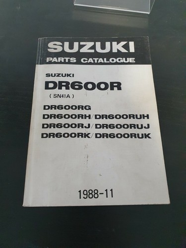 Catalogo ricambi suzuki dr600r - ricambi,