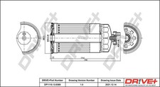 Filtro carburante DP1110.13.0089 Dr!ve+ per AUDI,VOLVO,VW