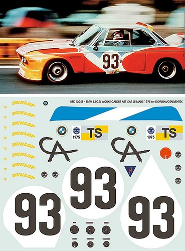 Decalcomania bmw 3 5csl - bmw, 3.5csl