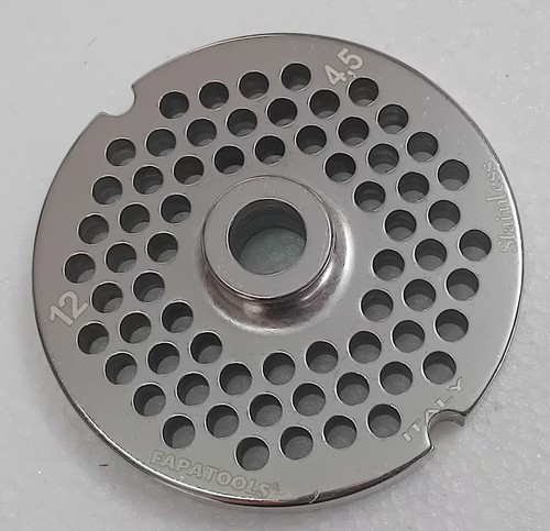 Piastra inox per tritacarne - piastra,