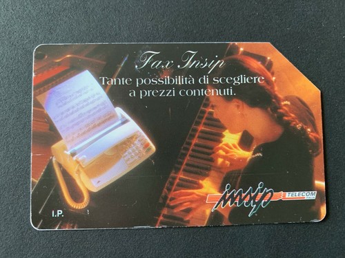 Scheda telefonica fax insip - scheda,