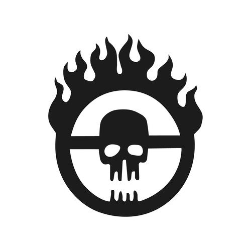 Adesivo mad max fury road - road, logo