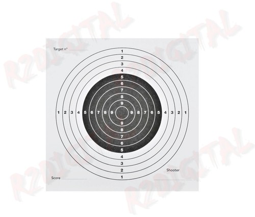 Bersaglio fogli 14x14 - fogli,