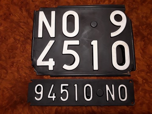 Targa auto epoca completa - ,