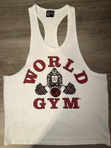 Canotta vintage world gym - canotta,