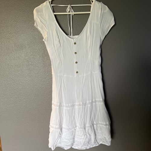 Abito donna hollister bianco - abito,