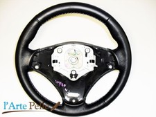 BMW e90 e91 rivestimento volante vera pelle nera cuciture M spor