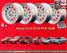 4 Cerchi+Dadi Alfa Romeo Ronal