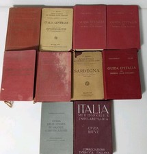 Lotto 10 Volumi Guida d'Italia Touring Club Italiano dal 1918-