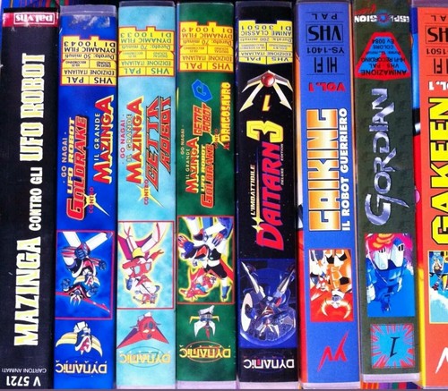 Vhs mazinga getta gordian - mazinga,