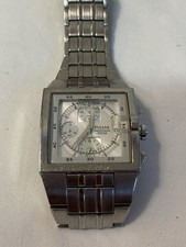 Pulsar Cronografo 7T62-X094 acciaio 100 m cassa quadrata quarzo – vintage