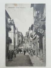CARTOLINA PAESAGGISTICA VIGNANELLO CORSO UMBERTO I VITERBO ANIMATISSIMA LAZIO