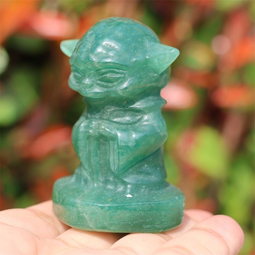 Natural aventurine skull - 2.4",