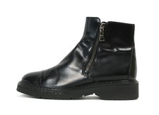 Prada Double Side Zip Leather