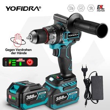  Trapano avvitatore a percussione a batteria brushless 2batterie 700Nm 2 velocità 20+3 livelli