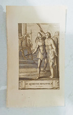 stampa incisione d'epoca da