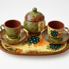 Servizio Da Caffè In Ceramica