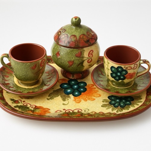 Servizio caffè ceramica - caffè,