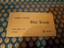 ADESIVO  NIGHT CLUB BLUE ROOM LIVORNO  10 CM