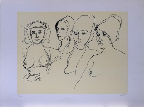 Renato guttuso litografia - renato, guttuso-