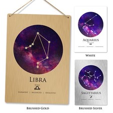 Insegna da parete in metallo -