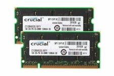 Crucial 1 gb pc2700 - 2, 2x
