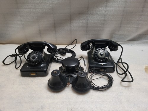 W48 bakelit telefon - 2x,