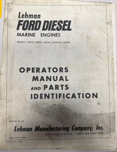 Manuale lehman ford - manuale, marine