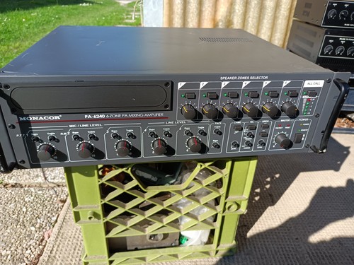 Monacor 6240 amplificatore - monacor,