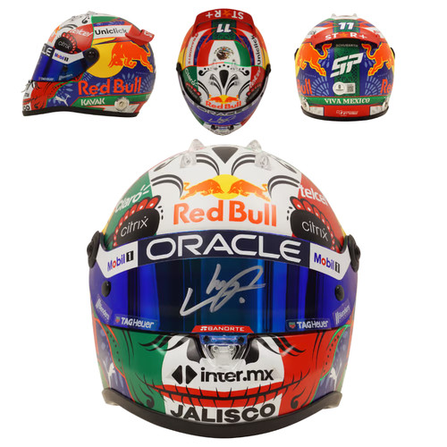 Casco sergio perez firmato - sergio,
