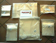 BUSTE PROTETTIVE PER FUMETTI FORMATO SUPEREROI COMICS PACCO 100 PZ 17,5X26,5 CM.