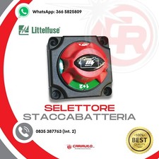 Selettore staccabatteria 12/24V 300A Per Barche Trattore Camper  -2 Batterie-