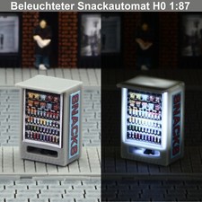 Distributore automatico snack LED illuminato - scala H0 - 1:87 - automatico modellismo