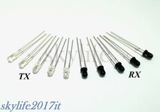 10 pz Diodo 940nm Ricevitore Trasmettitore 3mm IR led Infrarossi