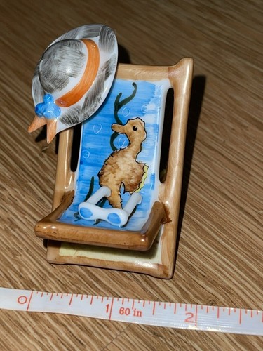 Sedia spiaggia peint main - sedia,