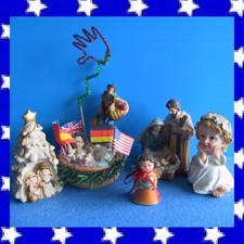 Lotto stock statuine natale - lotto,