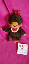 PELUCHES SCIMMIA MONICCI (3),FEMMINA SEKIGUCHI, JAPAN, VINTAGE,BAVAGLIA ROSSA 