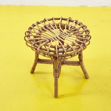 Elegante Sgabello in Rattan