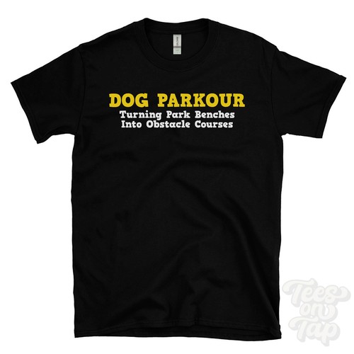 Maglietta parkour cane - maglietta,