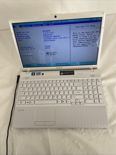 Sony vaio vpceh15fx laptop - vaio,