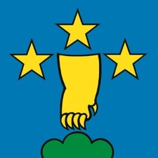 Aufkleber Villigen (Schweiz) Flagge Fahne 10 x 10 cm Autoaufkleber