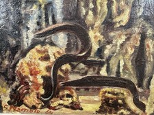Olio Su Pannello Firmato 1964