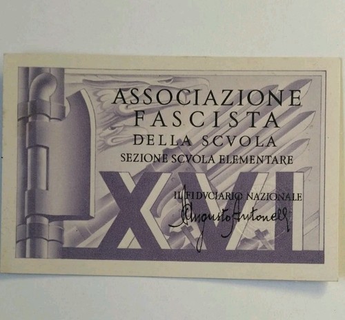 Associazione fascista della - fascista,