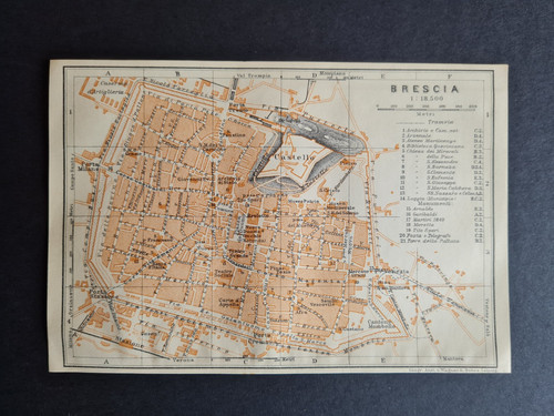 Antica mappa del 1906 - -, pianta