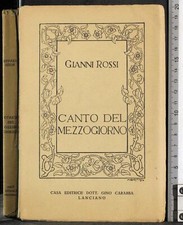 CANTO DEL MEZZOGIORNO. GIANNI