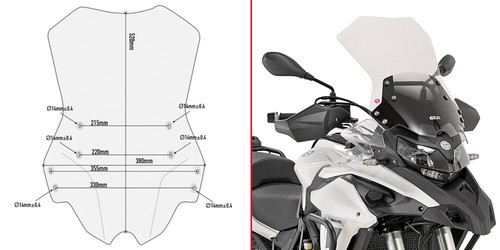 Givi cupolino trasparente - givi,