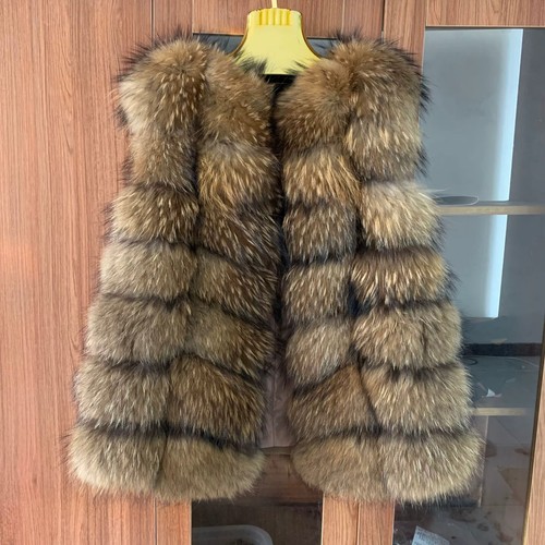 Donna gilet pelliccia vera - gilet,