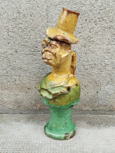Ancien pichet anthropomorphe - pichet,