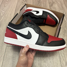 Nike Air Jordan 1 punta bassa rosso/nero/bianco │ taglia UK 11,5 │ 553558-161