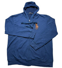POLO RALPH LAUREN BLU ZIP UP